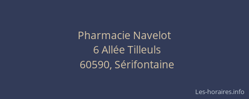 Pharmacie Navelot