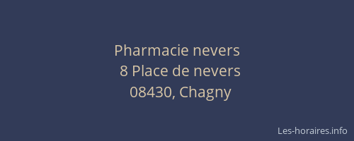 Pharmacie nevers