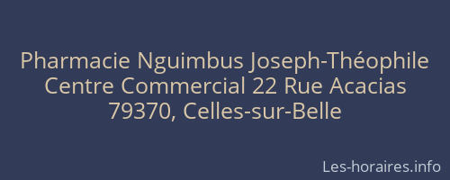 Pharmacie Nguimbus Joseph-Théophile