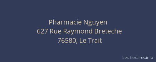 Pharmacie Nguyen