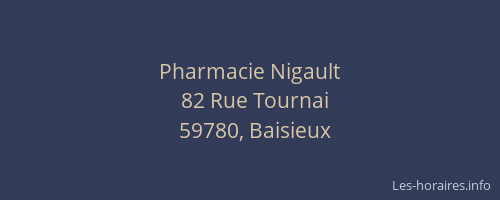 Pharmacie Nigault