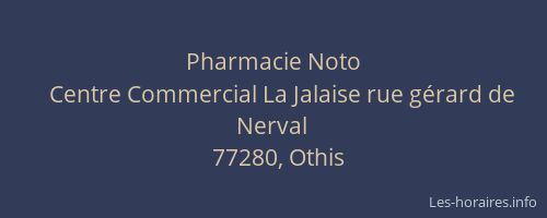 Pharmacie Noto