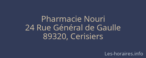 Pharmacie Nouri