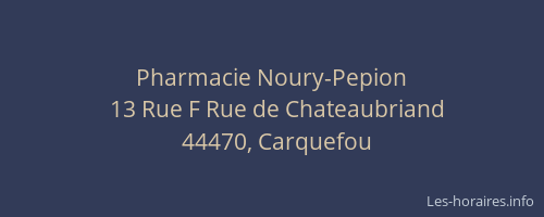 Pharmacie Noury-Pepion