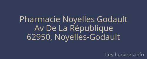 Pharmacie Noyelles Godault