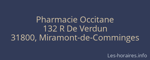 Pharmacie Occitane