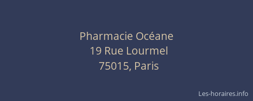 Pharmacie Océane