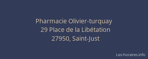 Pharmacie Olivier-turquay