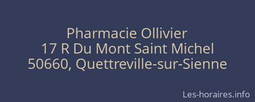 Pharmacie Ollivier