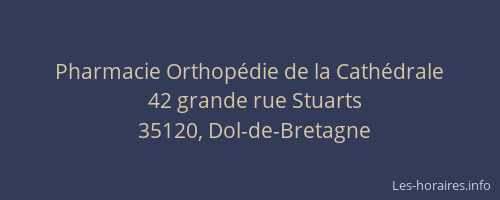 Pharmacie Orthopédie de la Cathédrale