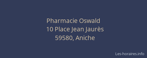 Pharmacie Oswald