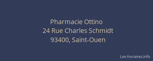 Pharmacie Ottino