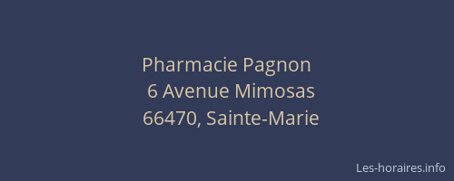 Pharmacie Pagnon