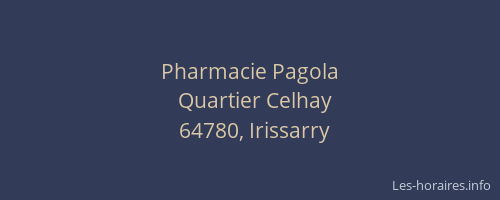 Pharmacie Pagola
