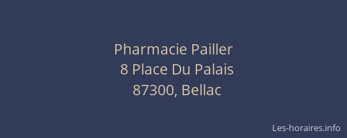 Pharmacie Pailler