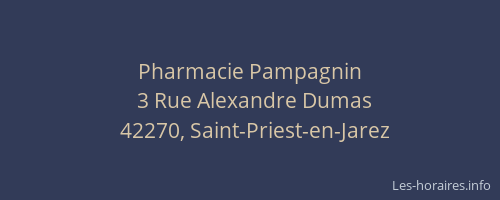 Pharmacie Pampagnin