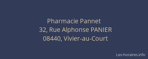 Pharmacie Pannet