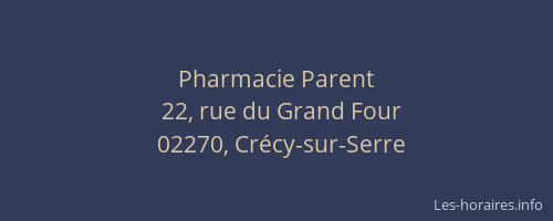 Pharmacie Parent