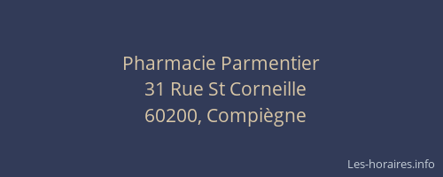 Pharmacie Parmentier