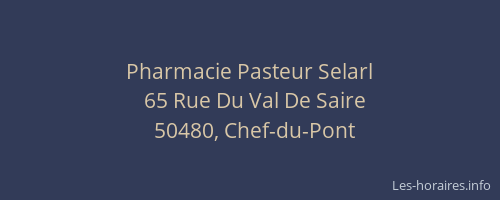 Pharmacie Pasteur Selarl
