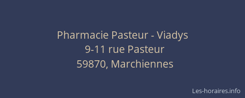 Pharmacie Pasteur - Viadys