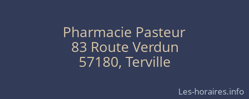 Pharmacie Pasteur