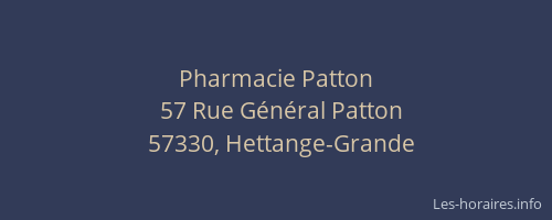 Pharmacie Patton