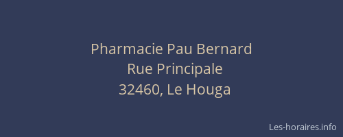 Pharmacie Pau Bernard