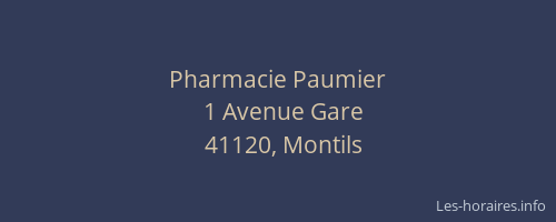 Pharmacie Paumier