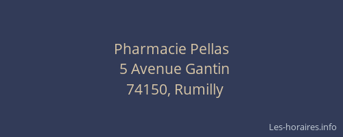 Pharmacie Pellas