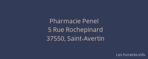 Pharmacie Penel