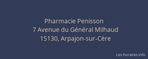Pharmacie Penisson