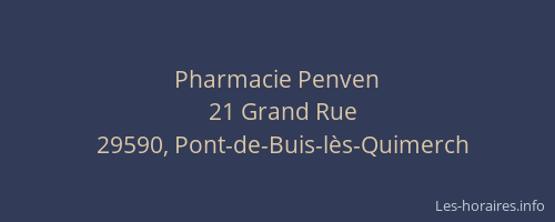 Pharmacie Penven