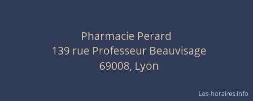 Pharmacie Perard