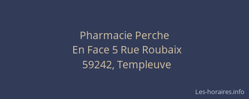 Pharmacie Perche