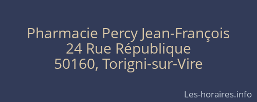 Pharmacie Percy Jean-François