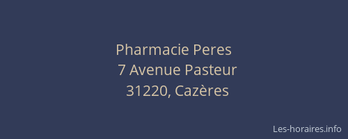 Pharmacie Peres