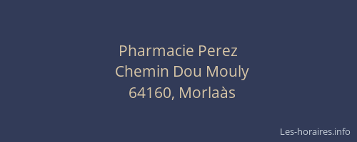 Pharmacie Perez