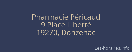 Pharmacie Péricaud