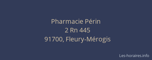 Pharmacie Périn