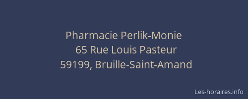 Pharmacie Perlik-Monie