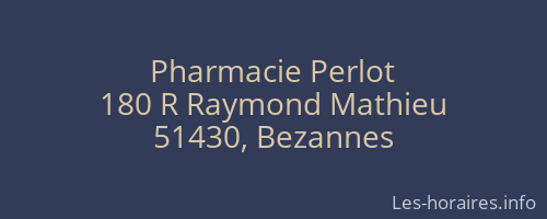 Pharmacie Perlot