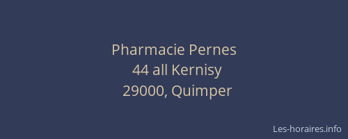 Pharmacie Pernes