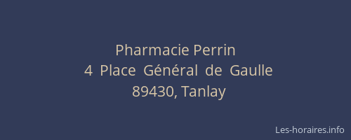 Pharmacie Perrin