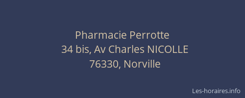 Pharmacie Perrotte