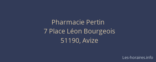 Pharmacie Pertin