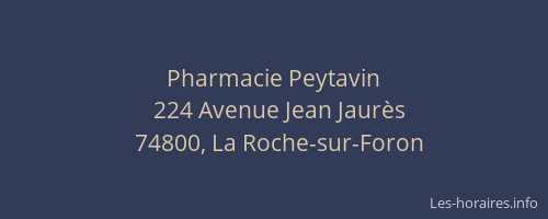 Pharmacie Peytavin