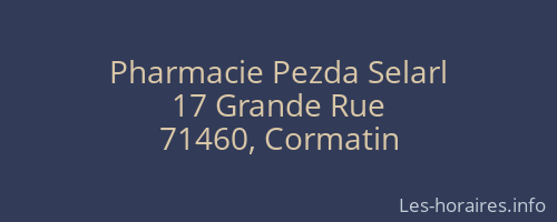 Pharmacie Pezda Selarl