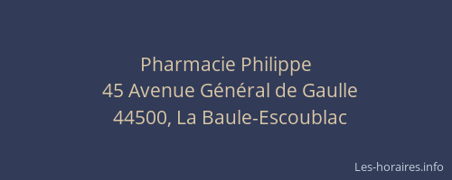 Pharmacie Philippe