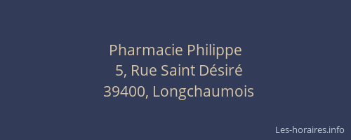 Pharmacie Philippe